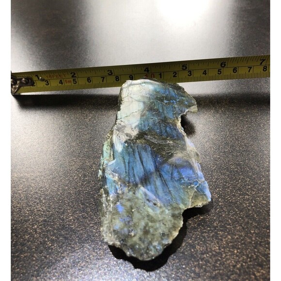 Labradorite One Side Polished Flash Stunning Colors Slab Spectrolite Reiki Stone - Picture 5 of 16